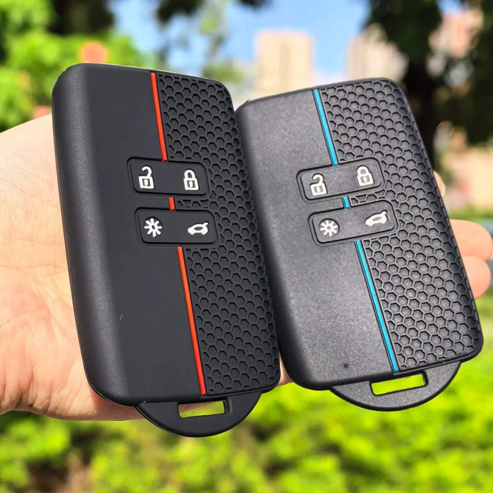 

Silicone Car Key Cover For Renault Captur Koleos Kadjar Arkana Megane Dacia Duster Sandero Stepway Smart Remote Control Fob Case