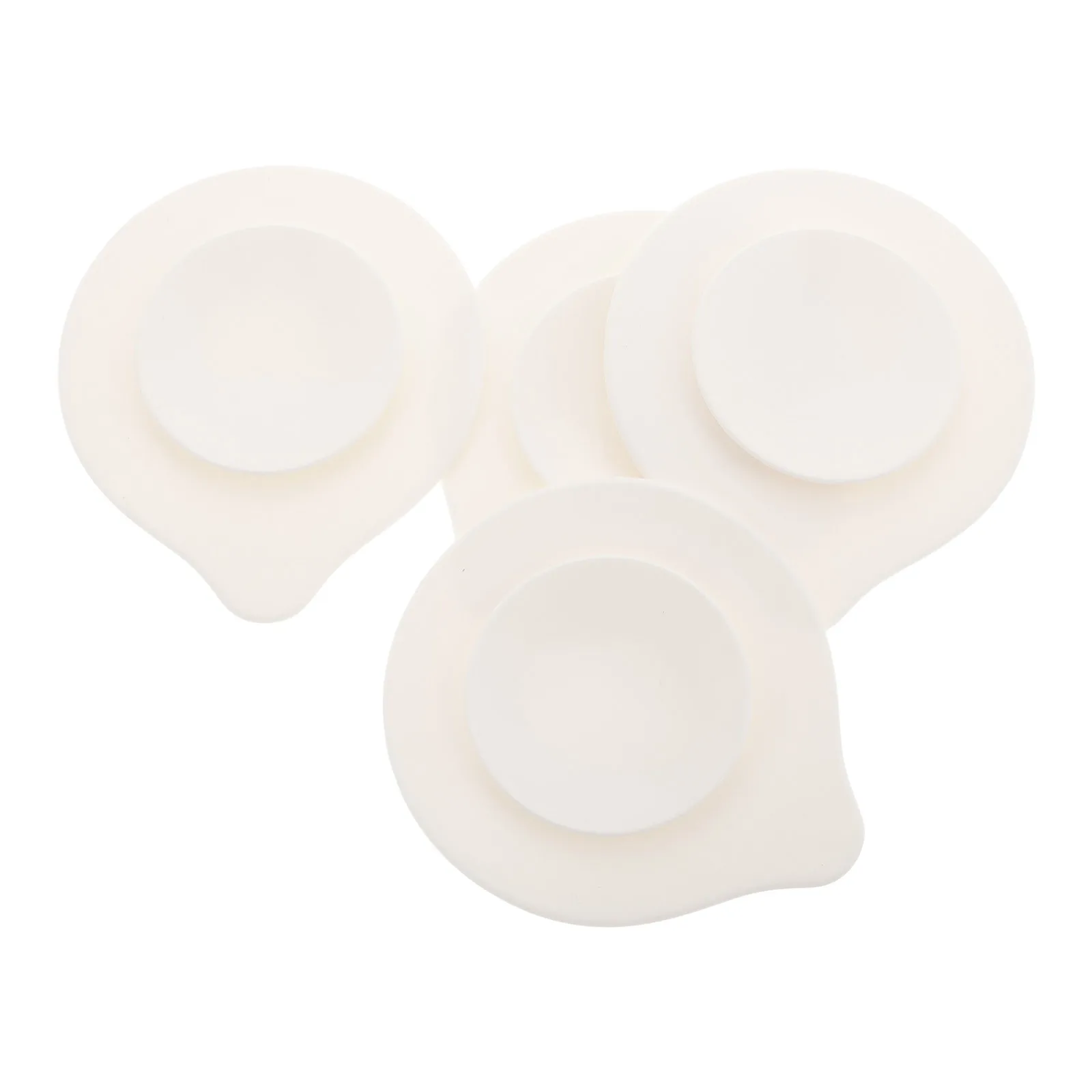 

4pcs Silicone Suction Pads Baby Bowl Mat Non Slip Food Grade Heat Resistant Placemat For High Chair Dining Table Kitchen Counter