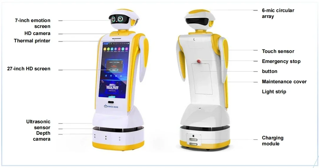 Commercial Reception  AI Smart Robot