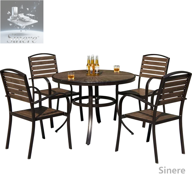 

Outdoor tables and chairs waterproof and sunscreen courtyard leisure outdoor open-air balcony three-piece garden combination