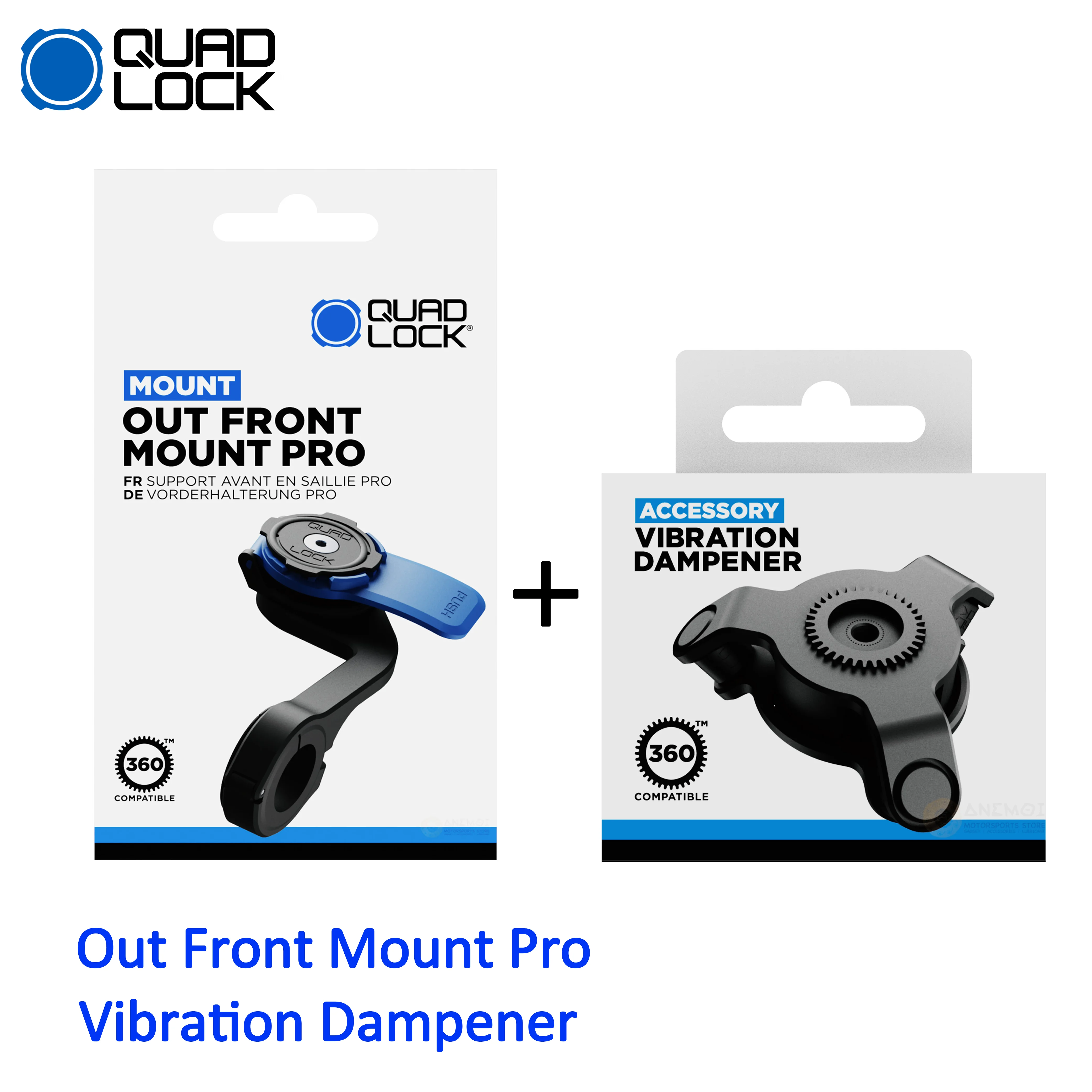 

Quad Lock Phone Mount-Out Front Mount Pro&Vibration Dampener