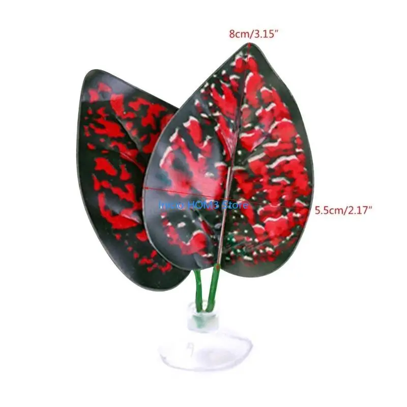 A5YD BETTA 더블 리프 해먹 베타 피쉬 리프 침대 휴식 잎 패드 번식 공급