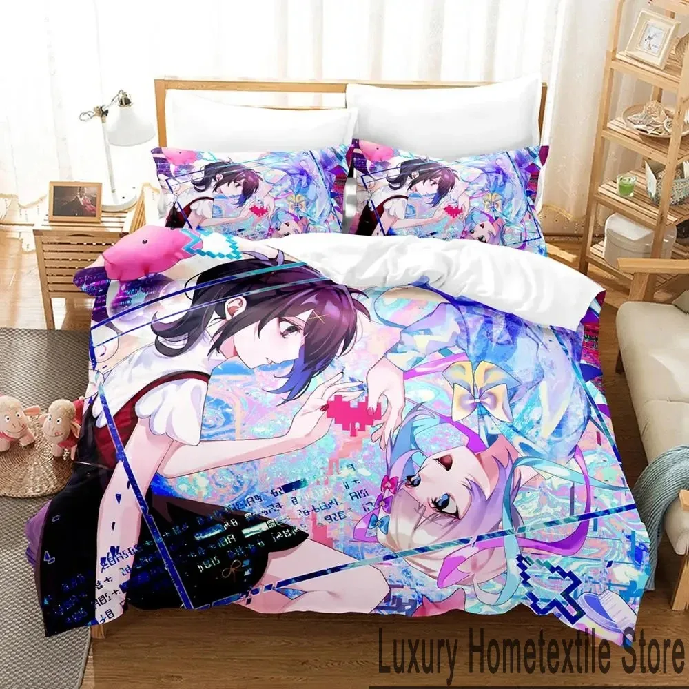 3D Print Needy Streamer Overload Anime Bedding Set Boys Girls Twin Queen King Size Duvet Cover Pillowcase Bed boys Adult