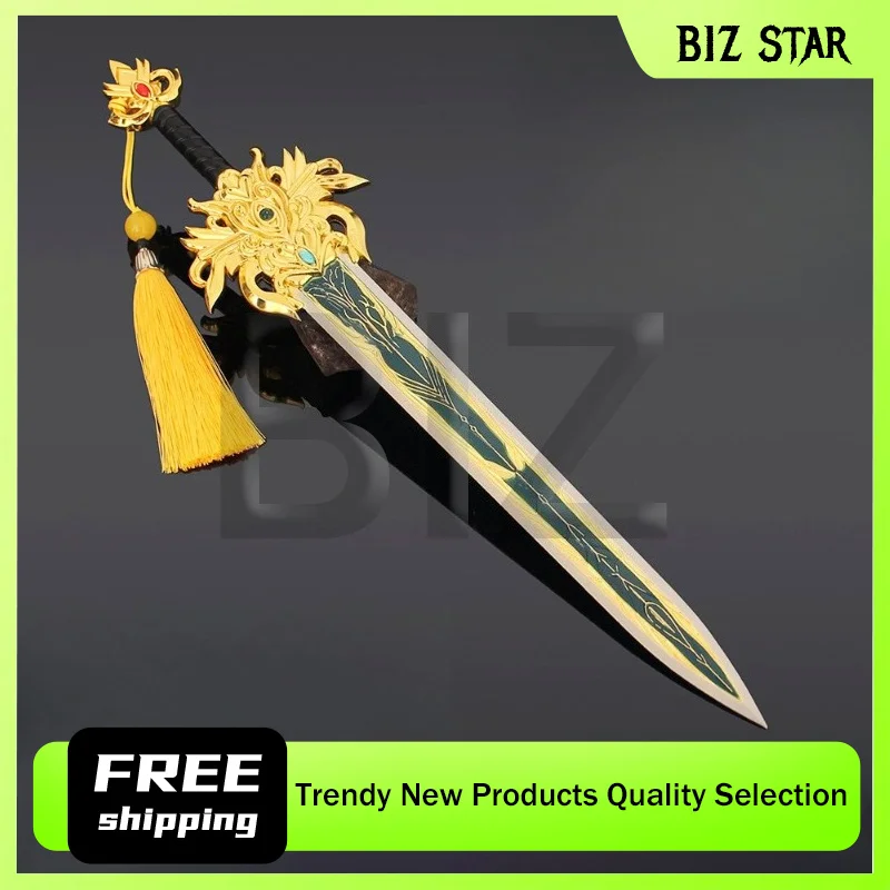 30 cm/11,81 Zoll China Film- und TV-Peripheriegeräte Zwölf Schwert Waffenmodelle Luanfei Antikes Schwert Requisiten Sammlungen Ornament Jungenspielzeug