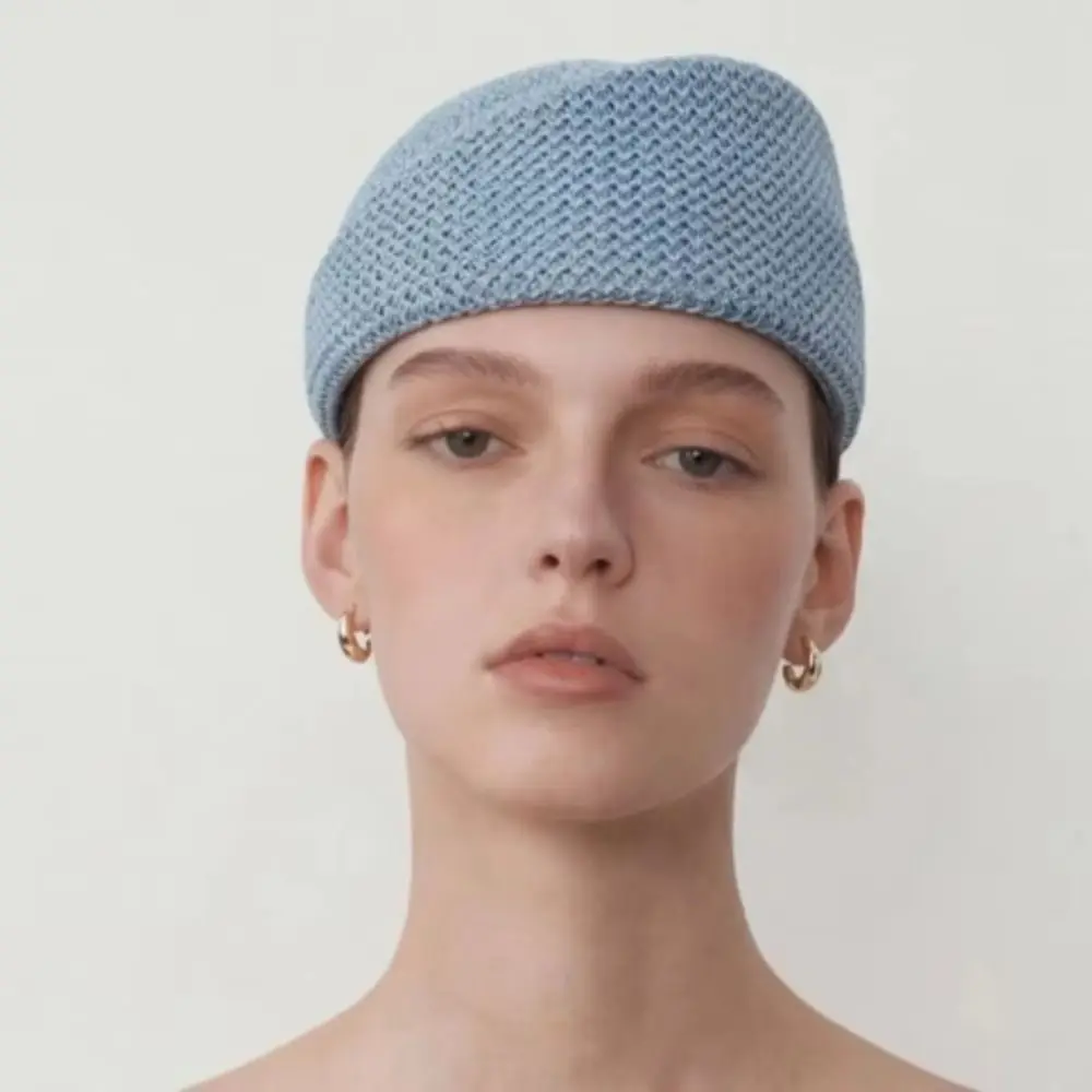 New Elegant Straw Pillbox Hat Weave Fedoras Straw Beret Hat Teardrop Handmade Medicine Box Hat Airline Uniform
