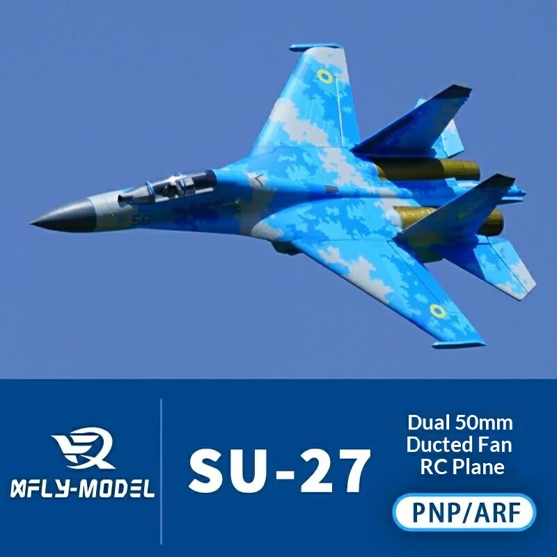 

Радиоуправляемый самолет XFly-Model SU-27 Twin с двумя 50-мм электродвигателями EDF, самолет с фиксированным крылом и двумя реактивными двигателями, PNP/ARF, для любителей активного отдыха на открытом воздухе.