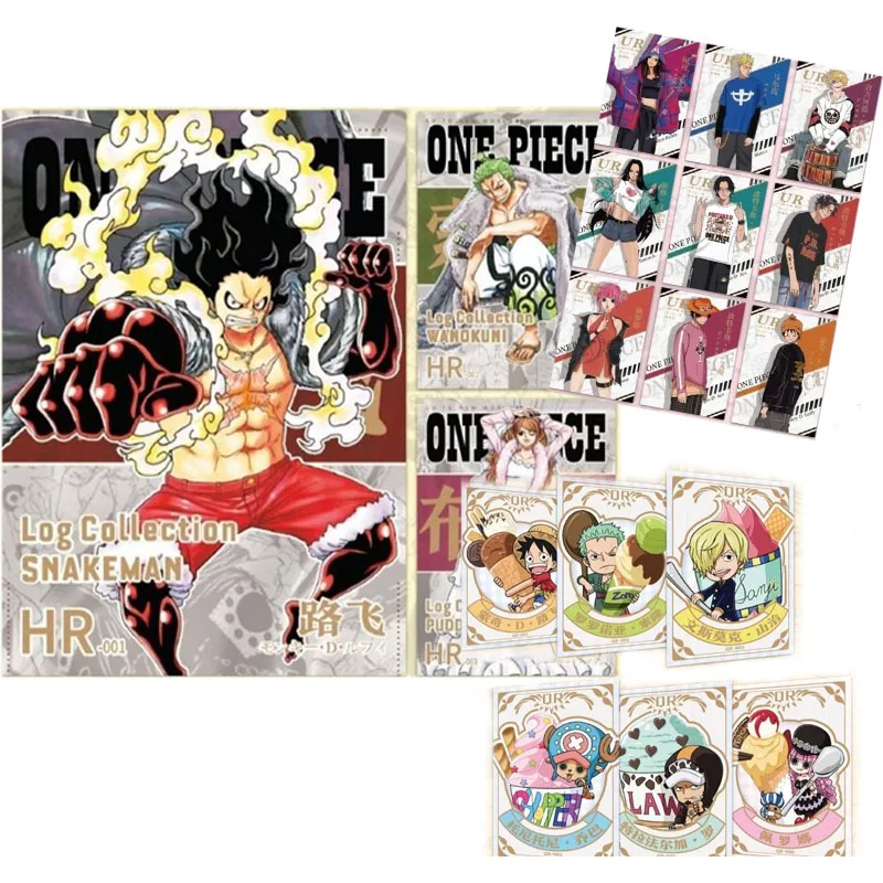 

One Piece Honors and Treasures Monkey D. Luffy Nami Nico-Robin Anime Characters Game Collector Cards Rare Boys Birthday Gifts