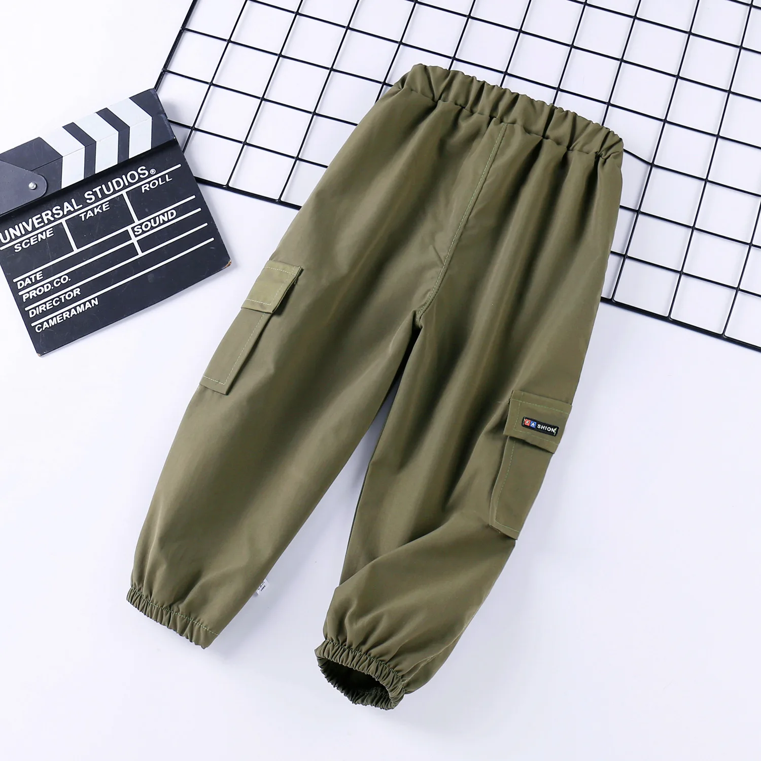 Spring Summer Toddler Baby Boys Cargo Pants Casual Elastic Kids Trousers Children Clothing Sports Pants With Pockets 2-6T