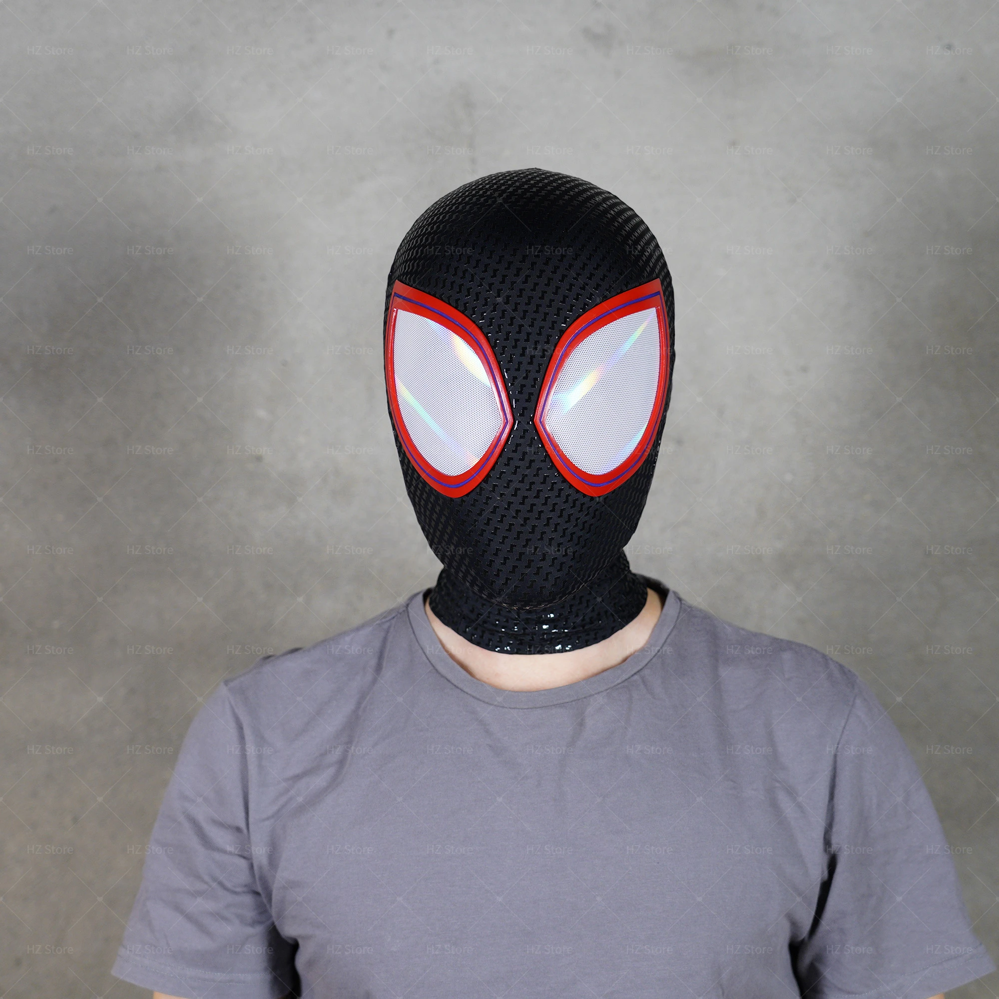 【スパイダーバース】新品 マイルズ モラレス スパイダーマン マスクコスプレ マイルズ・モラレス スパイダーマン マスク フェイスシェル
