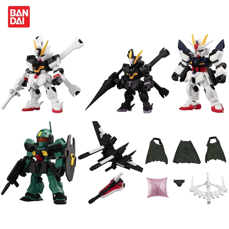 

Bandai Original 6Pcs MSE 20 Crossbone Gundam X-1 Assembly Model Toys Collectible Model Ornaments Gifts For Children