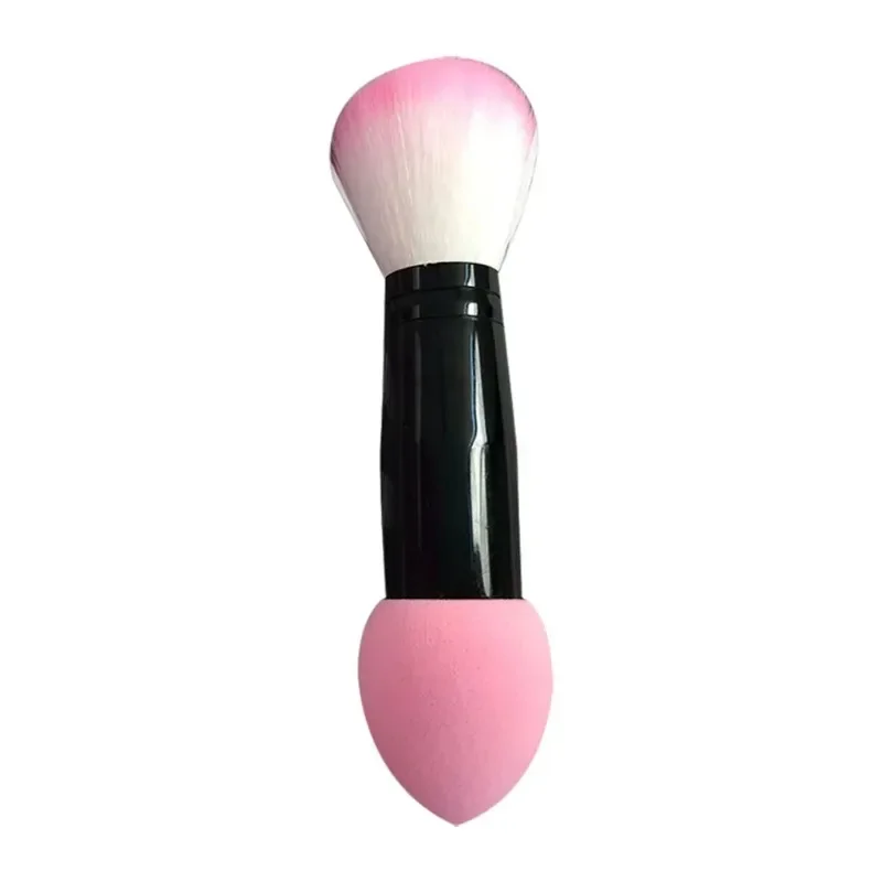 Double Ended Blush Brush Women Makeup Sponge Imagic Cosmetic Powder Puff Pen Make Up Foundation Blusher Brushes maquillaje