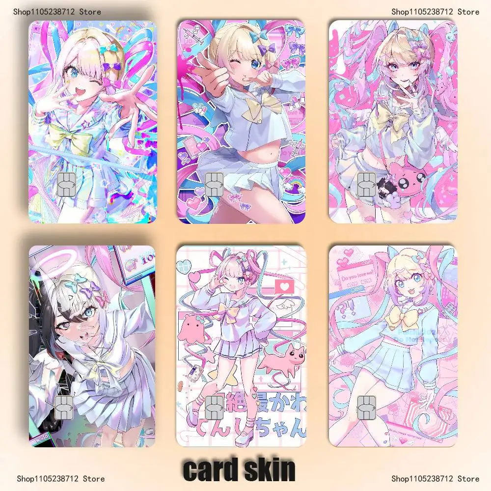 

N-Needy Girl O-Overdoses Credit Debit Bus campus Access Card Cool Decoration Waterproof Scratch Resistant Stickers