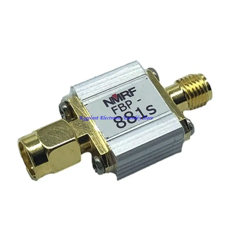 E28D 100 mW 881.5MHz RF Coaxial Band Pass Filter 2.0 ～ 2.5 Bandwidth 24MHz SMA