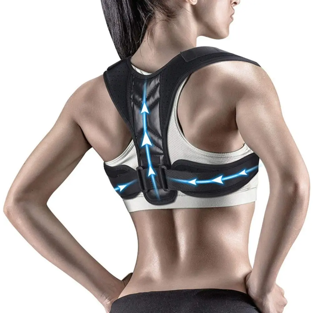 Straightener Lumbar Support Belt Upper Back Brace Shoulder Brace Shoulder Corset Back Posture Corrector Adjustable Neck Brace