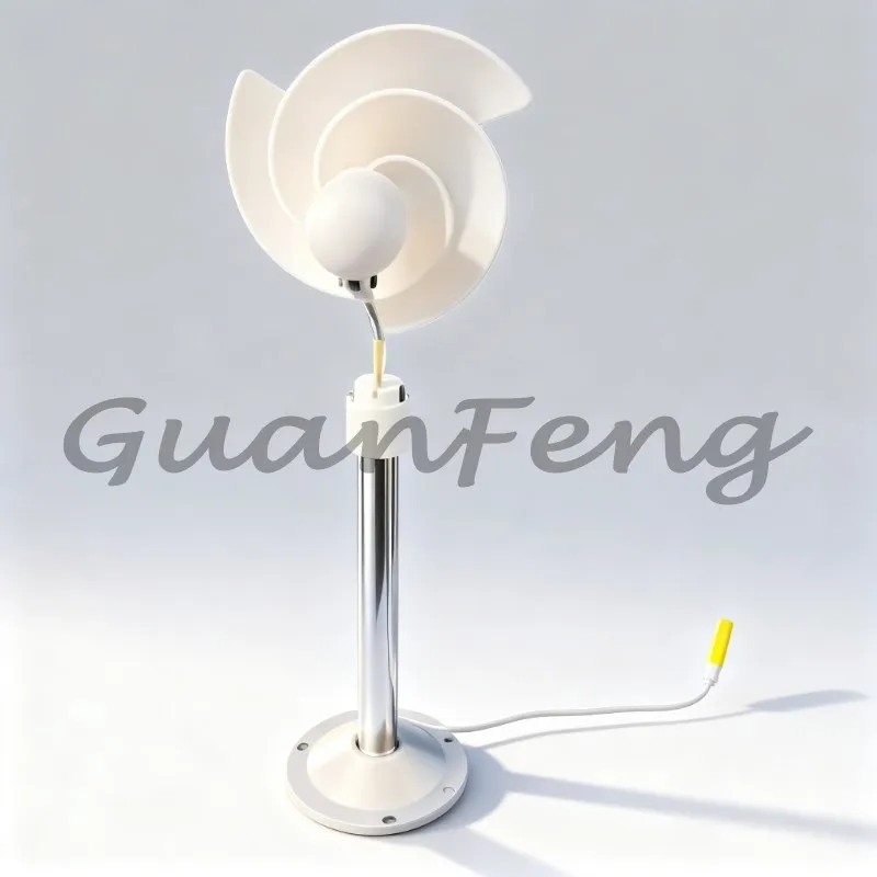 High Efficiency Mini Horizontal Spiral Wind Turbine, 3 Phase Permanent Magnet Brushless DC Output Wind Power Generator