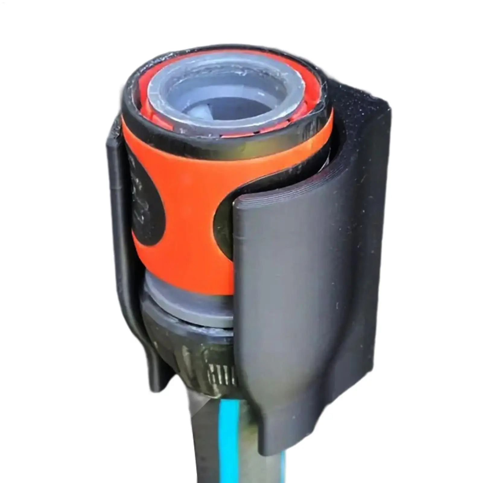 Garden Hose Holder Wall Mount Outdoor Wall Hose Holder for Nozzles Anti Slip Bracket Sprayer Attachment Smart Hose Organization