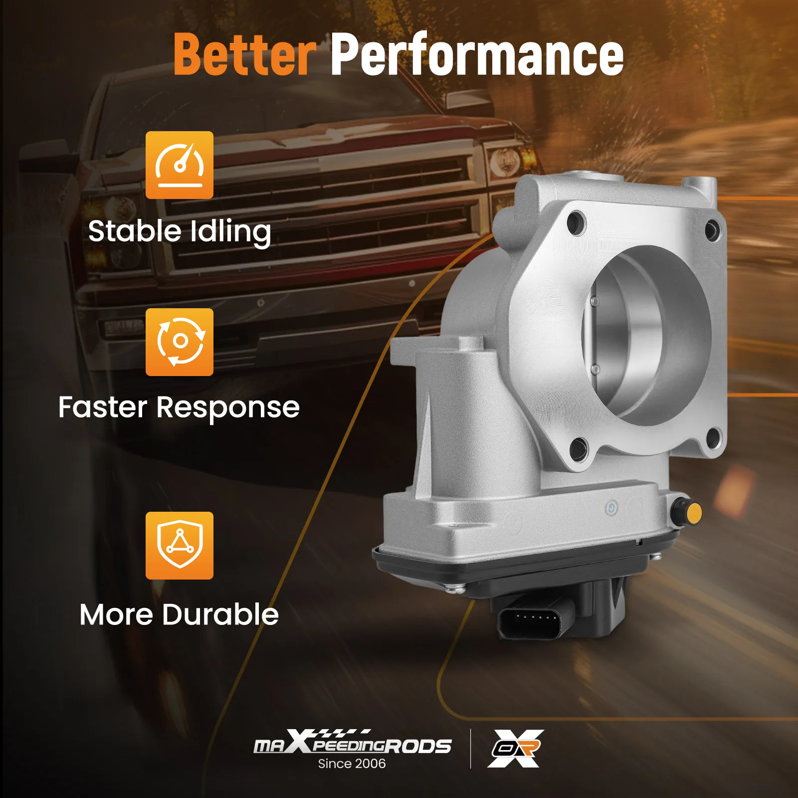 

Throttle Body Assembly for Ford F-150 4.2L 2005 2006 2007 2008 977-602 S20174