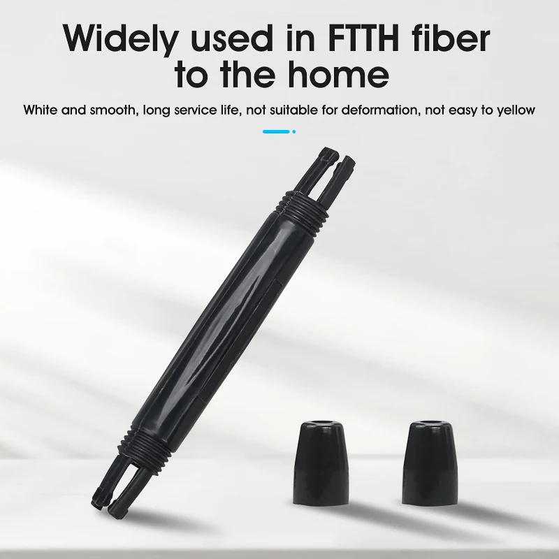 100PCS Optical Fiber Hot Melt Interface Protection Box FTTH Leather Fiber Optic Cable Fusion Heat Shrink Tubing Protection Box