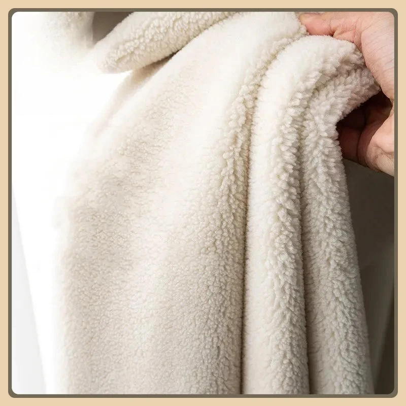 Lamb Velvet Curtains for Living Room Bedroom Winter Warm Antifreeze Thickened Sealed Window Insulation Blackout Windproof Cold