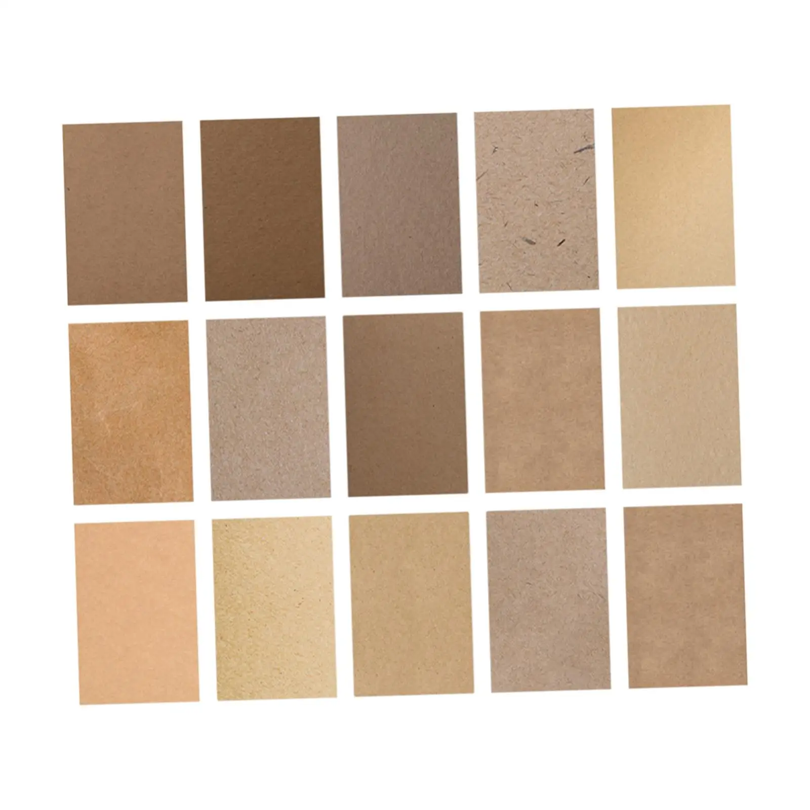 15 pièces de papier texturé pour scrapbooking, pour écrire et dessiner
