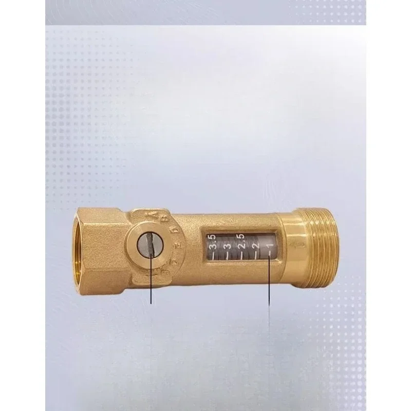 DN20 Solar Flow Meter with Regulator Brass G3/4