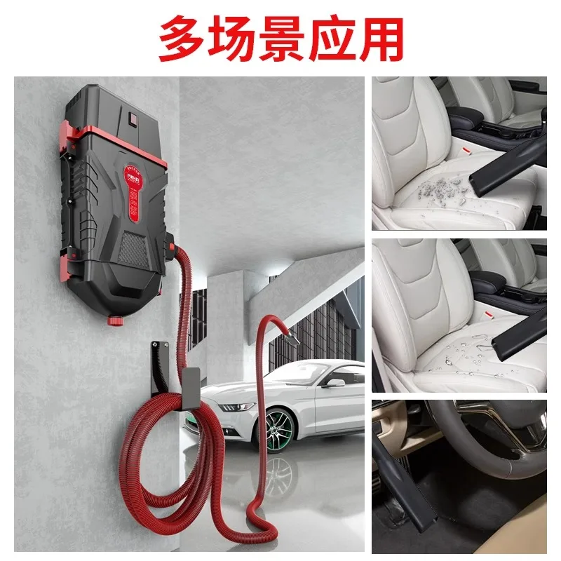 Wall mounted vacuum cleaner, wall mounted vacuum cleaner, car wash shop, car shop specific, powerful and high-power