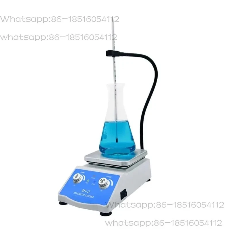 

SH-2 Цифровая магнитная мешалка с регулировкой скорости нагрева, лабораторный небольшой электрический вертикальный миксер для пигментов