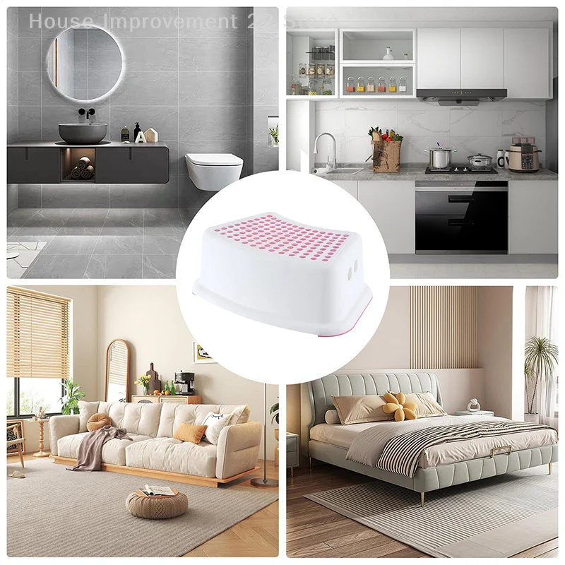 Sgabello per bambini, sgabello per bambini per vasino, bagno, cucina, camera da letto, stanza dei giocattoli e soggiorno