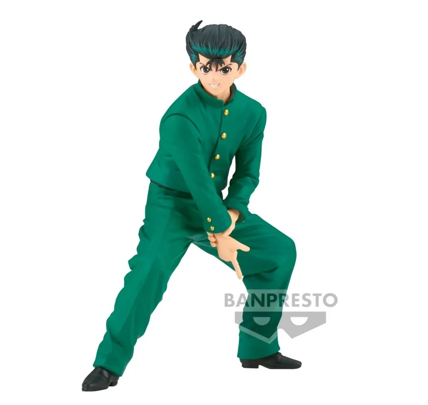 Bandai Original Dxf 30th Anniversary Kurama Kuwabara Kazuma Hiei Junior Creative Action Figure Model Toys Gift Collectible