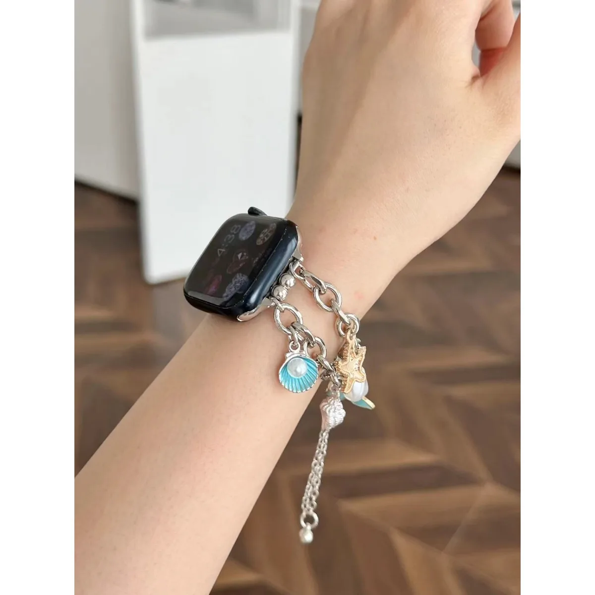Correa de reloj para iWatch de 42/44/45/46/49 mm, 38/40/41 mm, correa de reloj de moda de metal para la serie de relojes Ultra2, serie 10/9/8/7/6/5/4/3/2/1_voghion.com