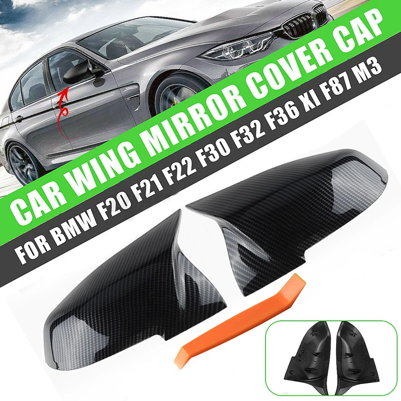 

Rearview Mirror Cover Side Wing Rear view Mirrors Caps Fit For BMW F20 F21 F22 F23 F30 F32 F36, X1 E84 F87 12-17Car Accessories