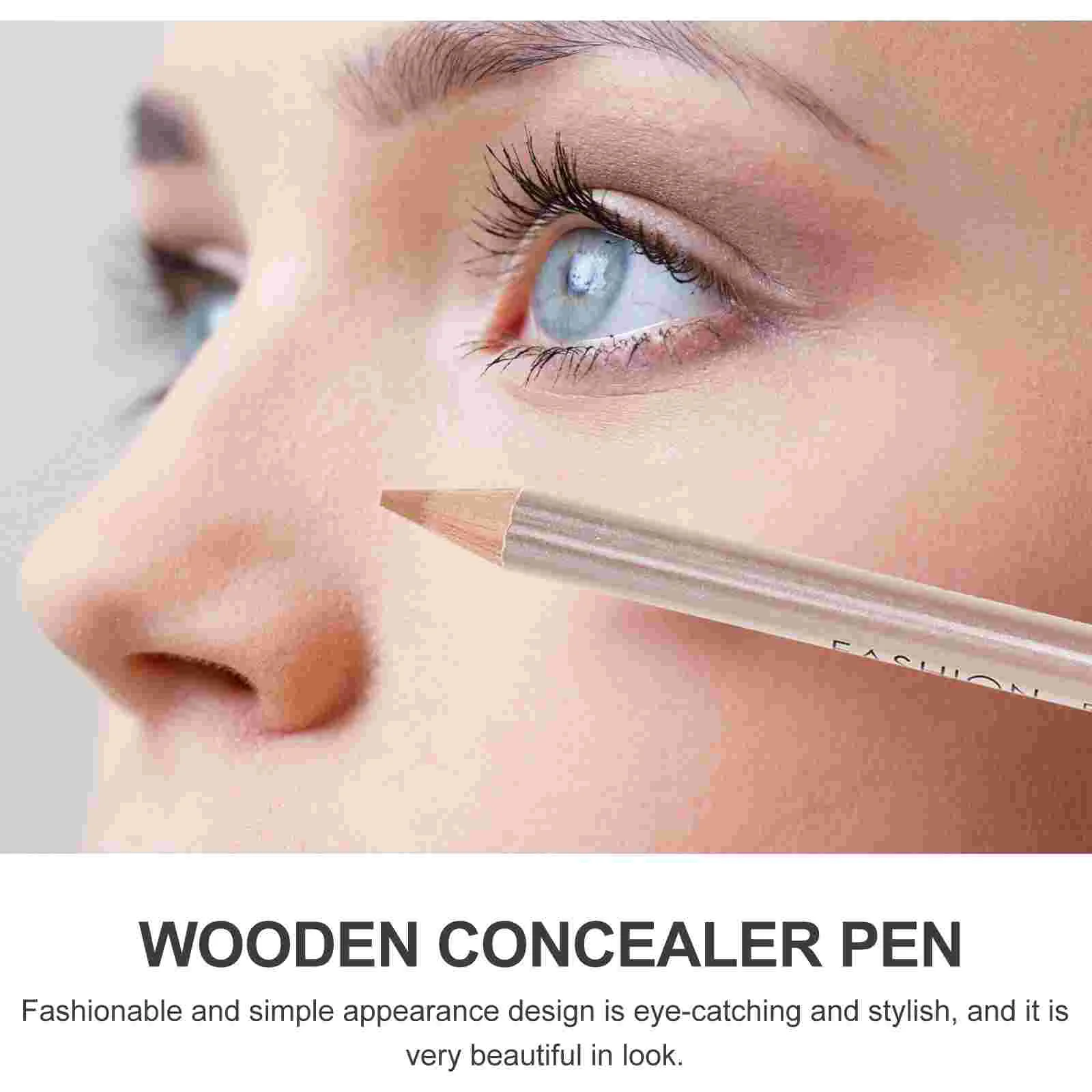 4 Pcs Concealer Pen Wooden Spot Pens Pencils Makeup Scar Eye Circle Lead