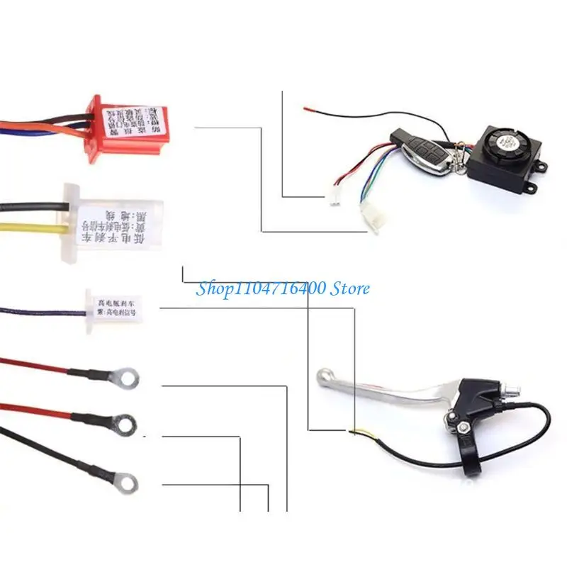 y1gd Intelligent Brushless Motor Speed Controller Driver 350W/450W/500W/800W High-Power E-Bike for Electric Scooter