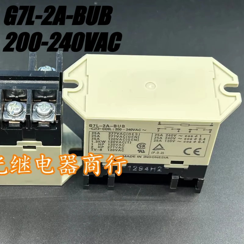 

（Brand New Original）1pcs/lot 100% original genuine relay:G7L-2A-BUB 200-240VAC High power relay 6 screw feet
