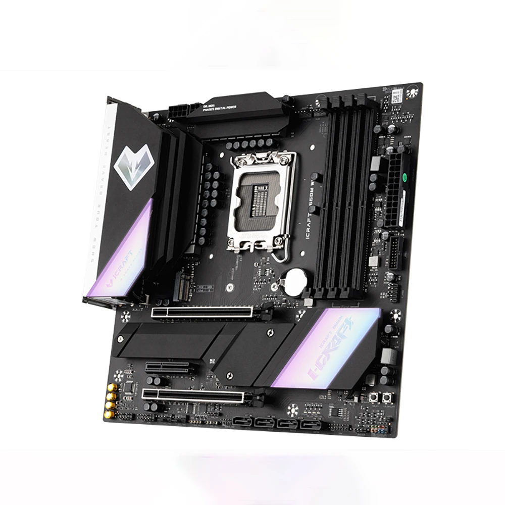 اللوحة الأم MAXSUN MS-iCraft B660M WIFI الأصلية الجديدة LGA1700 DDR4 ثنائي القناة