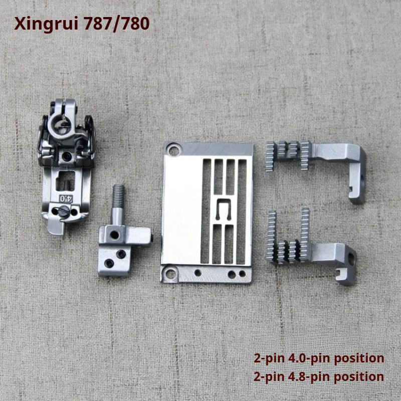 

XR-787 & SL-888 Coverstitch Machine Parts: NP, Stitch 4.0/4.8, Needle Plate 700, Feed Dog, Presser Foot, Needle