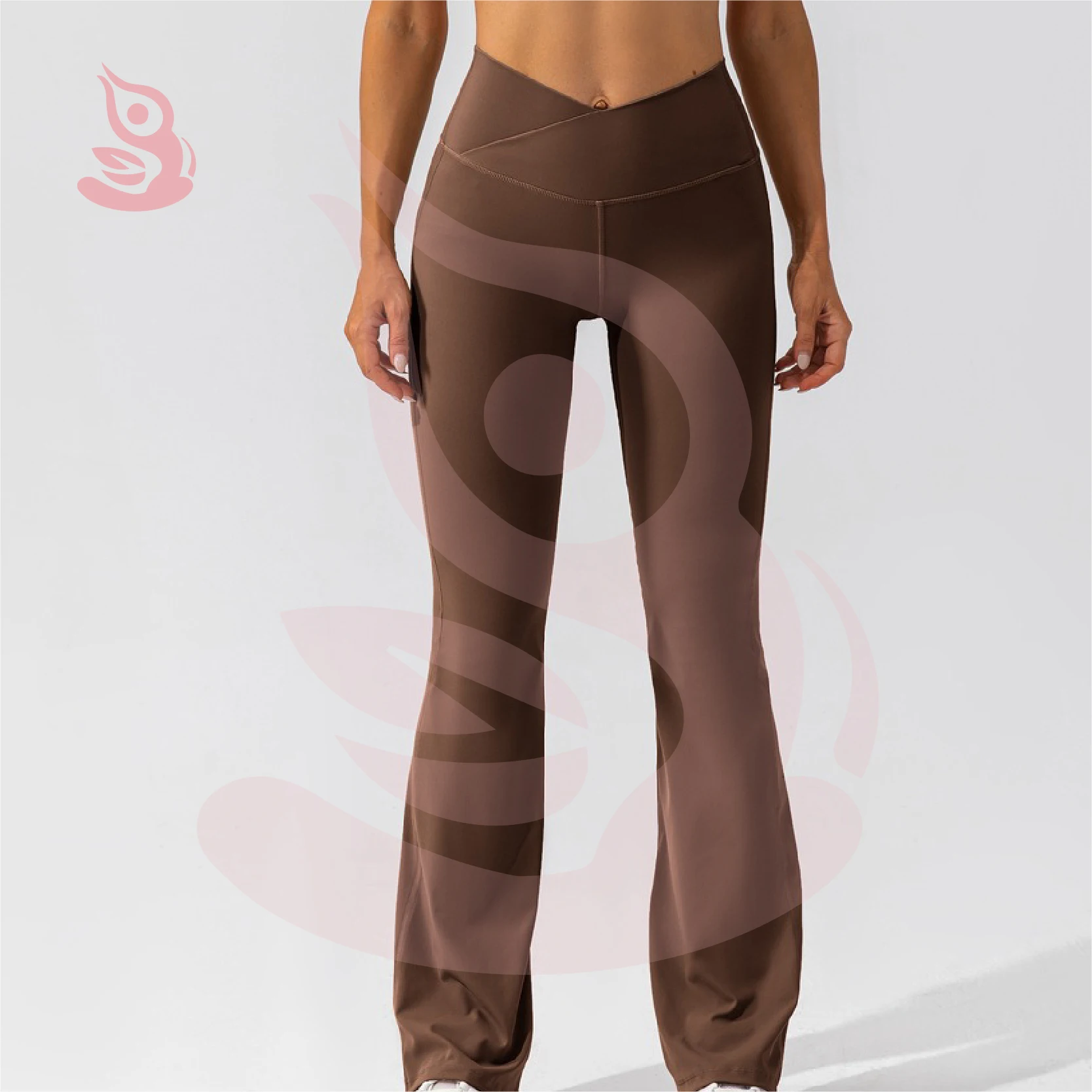 

Naked Tight Dance Wide-leg Pants Hip-lifting High-waist Casual Flared Pants Fitness Sports Casual Pula Yoga Trousers