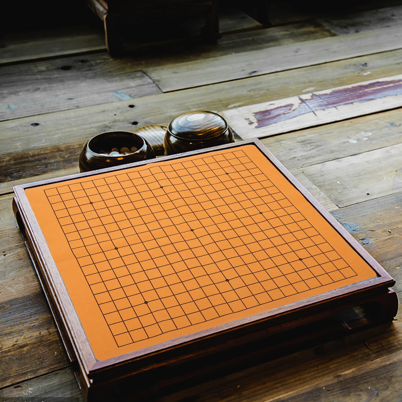 

2Pcs Foldable Gobang Boards Go Game Chessboard Supplies for Travel Use Chess Board Foldable Chessboard