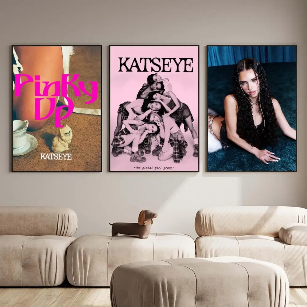 KPOP K-KATSEYE Poster Poster Minimalist Art Print Waterproof Poster for Home Office Bedroom Decor Aesthetic Gift - view 4