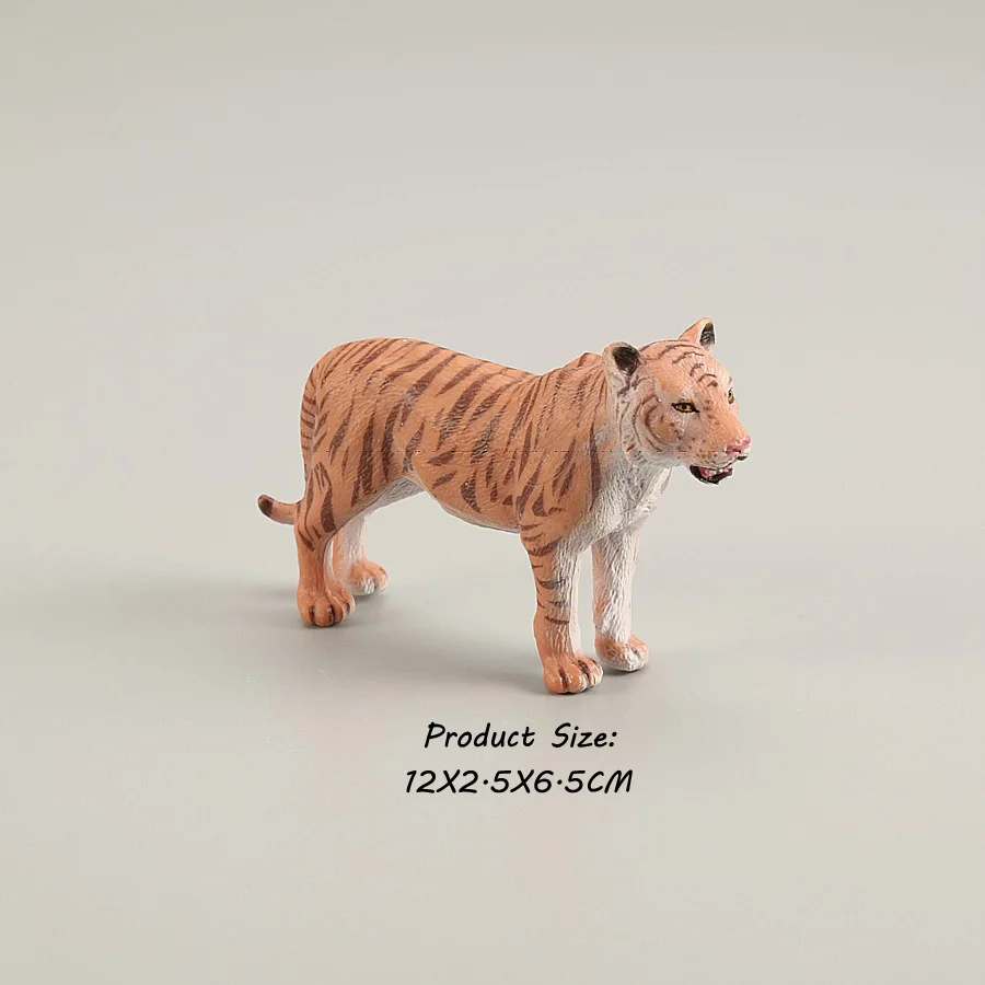 タイガー雌虎 Tigerkin 野生動物の置物プラスチックジャングル動物の