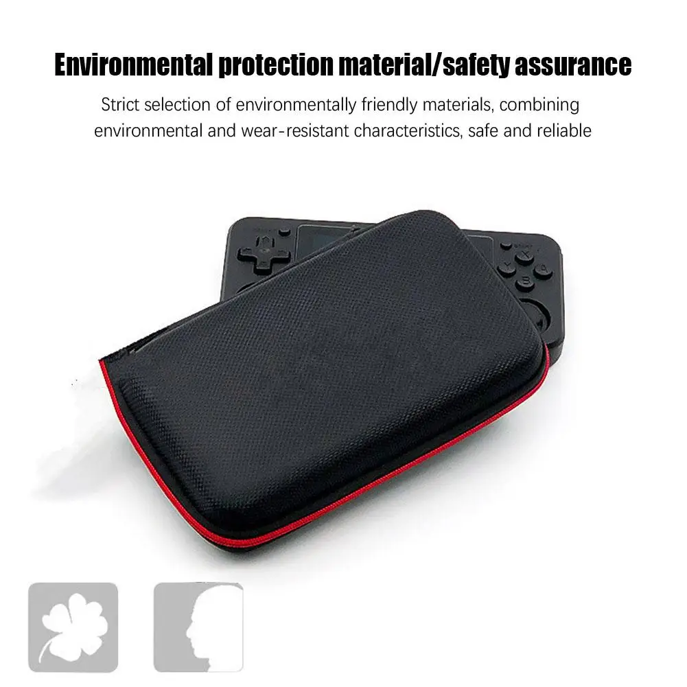 Carrying Case for Powkiddy RGB30 ANBERNIC RG405V RG35XX H Handheld Game Console Storage Bag EVA Nylon Zipper Bag