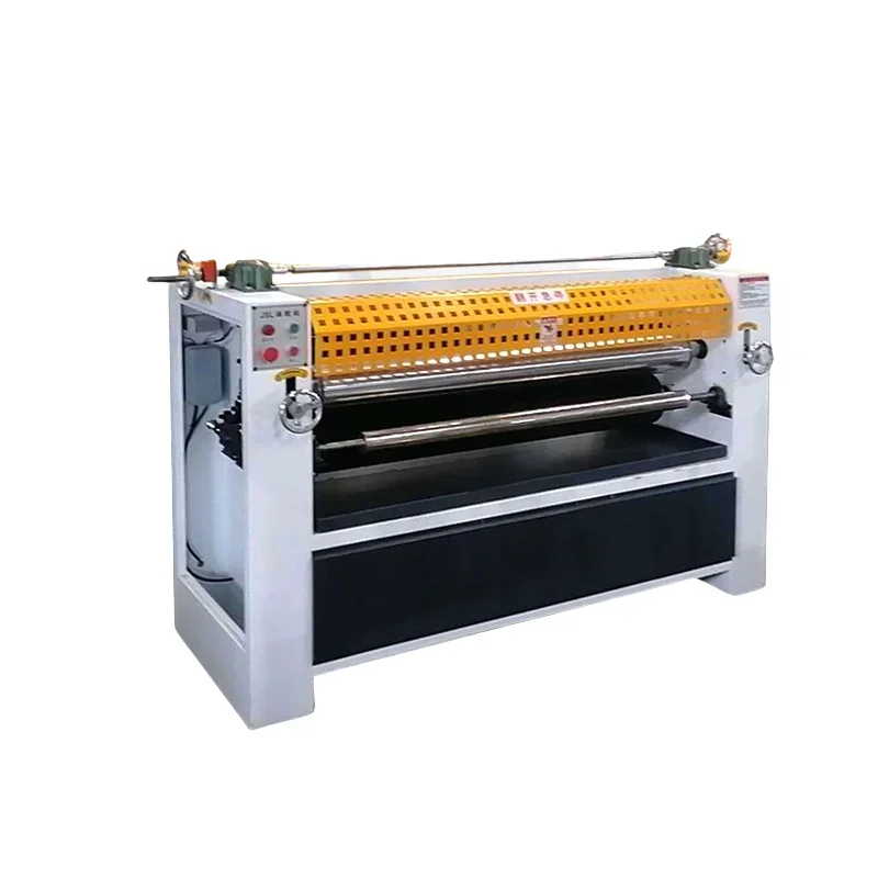 Factory Latest Hot Melt Glue Roller Coating Machine Wood Panel Veneer Gluing Machine Plywood Making Glue Coating Machine