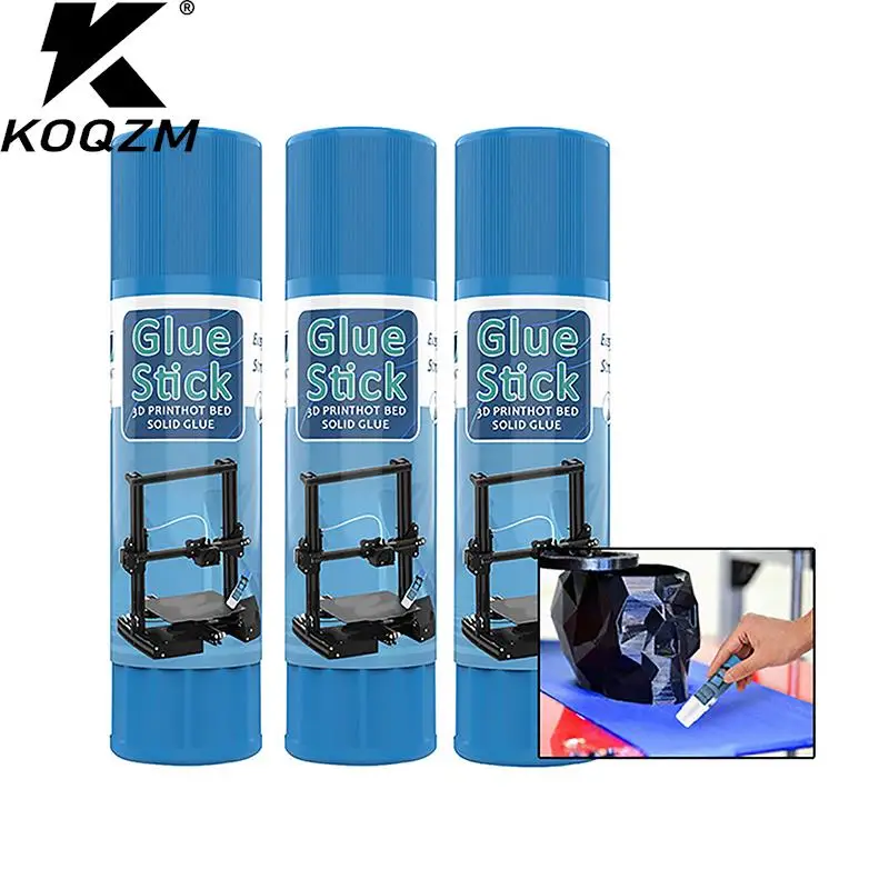 1Pc 3D Printer Glue Sticks Adhesive PVP Solid Glue Sticks Non-toxic Washable For Hot Bed Platform Glass Plate Easy Removing