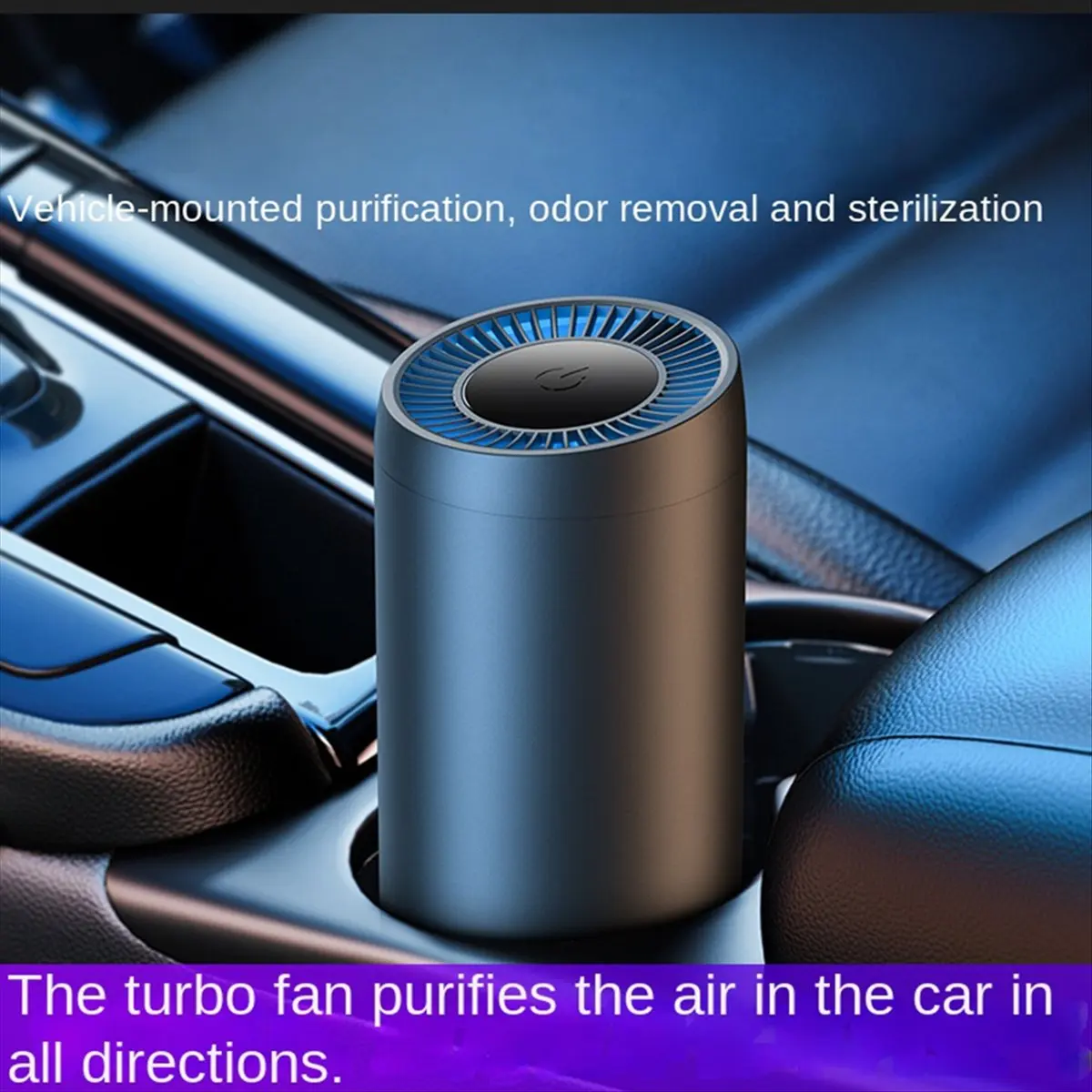 Car Air Purifier Home Composite Activated Carbon Filter Remove Odor Formaldehyde Negative Ion Generator Air Cleaner