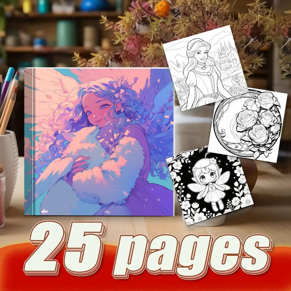 Flower Fairy And Cartoon Skeleton Art Coloring Book For Girls Open Up Endless Creative Possibilities In Coloring Design