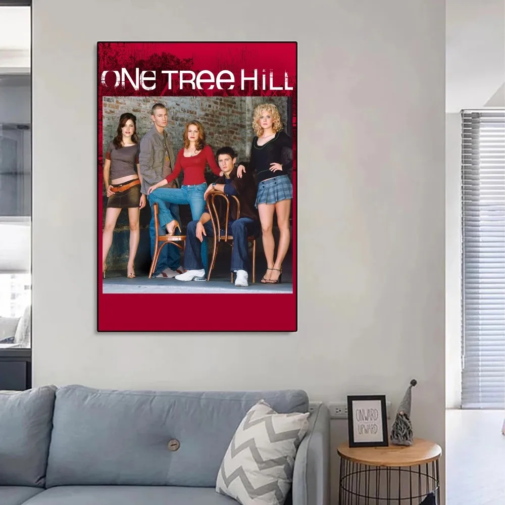 One Tree Hill Poster No Framed Poster Kraft Club Bar Paper Vintage Poster Wall Art Painting Bedroom Study Stickers