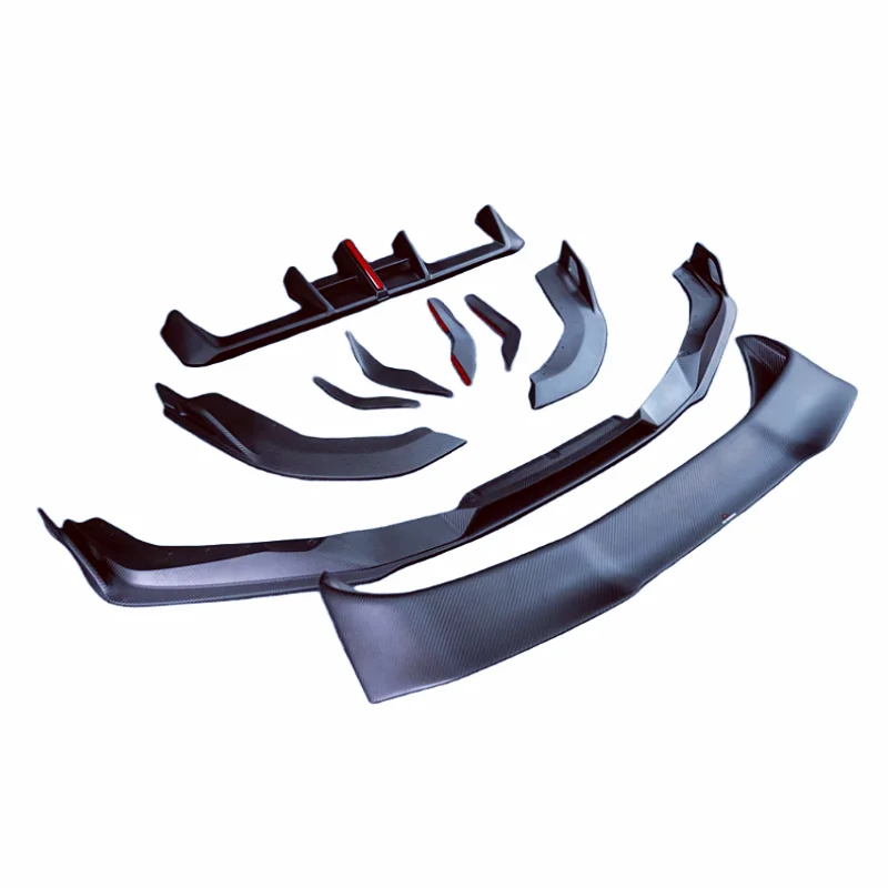 

Carbon fiber front bumper edge side skirt rear diffuser rear spoiler for B M3 M4 G80 G82 body kit