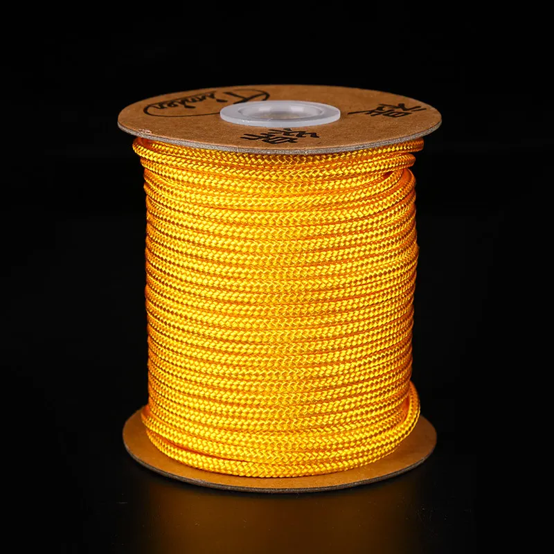 Premium 2mm/3mm Braided Nylon Cord Colorfast Durable Anti-Fray Woven Thread for DIY Jewelry Bead Craft Bracelet Making