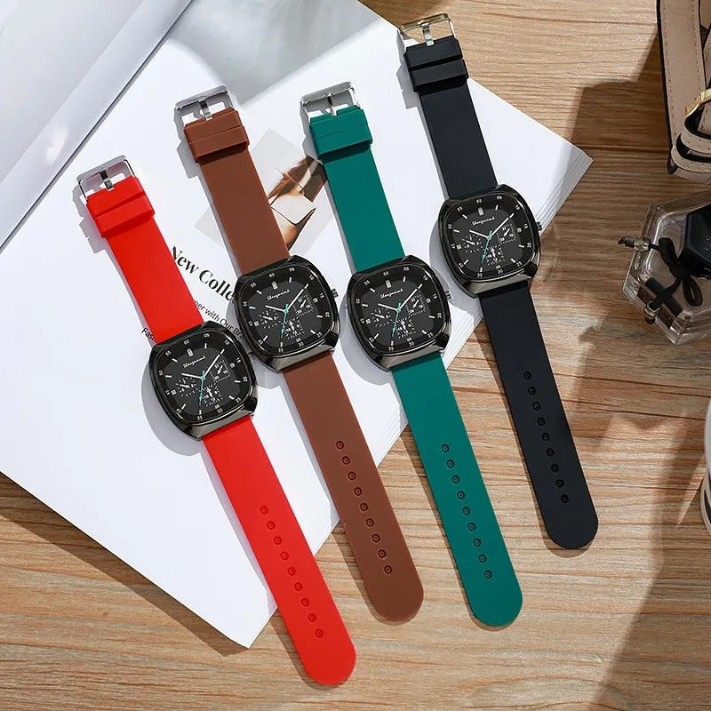 New Silicone Strap Large Dial Quartz Watch Relojes Para Mujer Fashion Women Watches Luxury Relojes Para Mujer Dropshipping