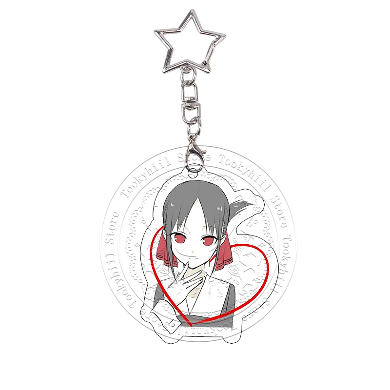 Kaguya-sama: Love Is War Acryl-Schlüsselanhänger-Set Kaguya Shinomiya Miyuki Shirogane Chika Fujiwara Niedliche Anime-Anhänger Festivalgeschenk – Detail 6